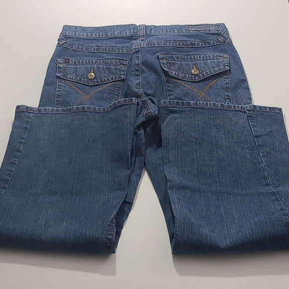 George & Martha Distressed Flare Jeans Size 12 - Picture 7 of 7